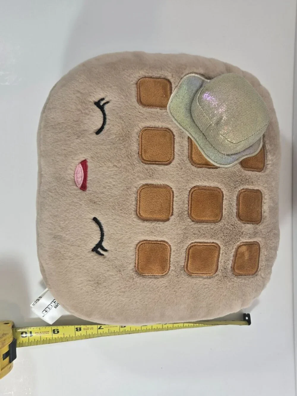 Russ Snackeez Waffle Plush – Cute Food Plush – Soft Collectible Toy